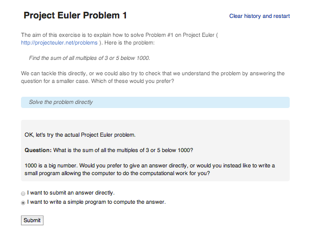 oppia project euler 1
